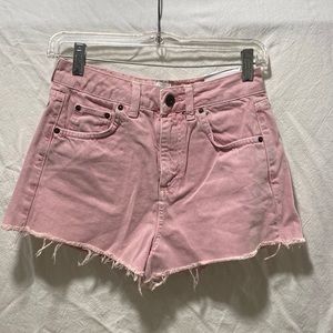 BNWT, BDG pink mom high waist shorts